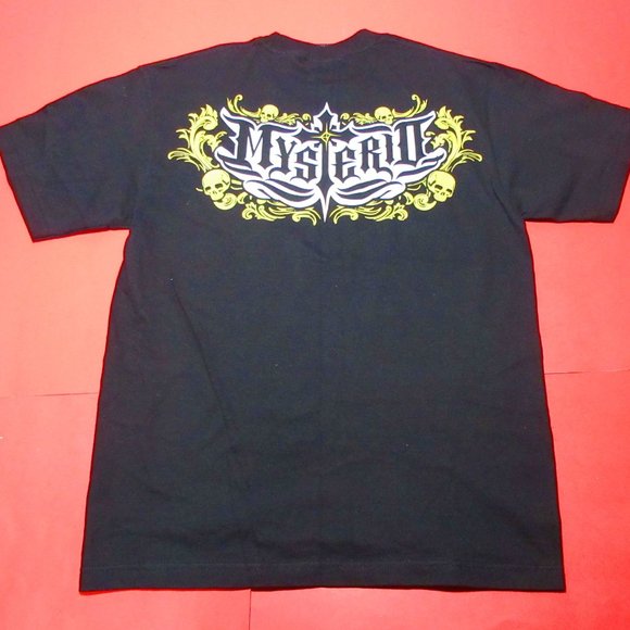 Rey Mysterio 619 Authentic WWE Wrestling Men's Black T-Shirts Size M - Picture 3 of 3